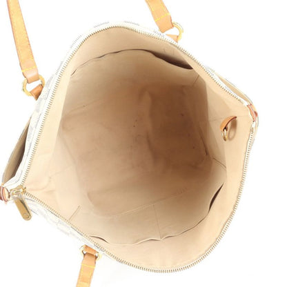 Louis Vuitton Damier Azure Totally MM N51262 Leather Tote Bag Shoulder A4 Women