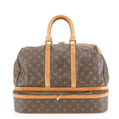 Louis Vuitton Monogram Sac Sport M41444 Leather Boston Bag Business Travel Tote