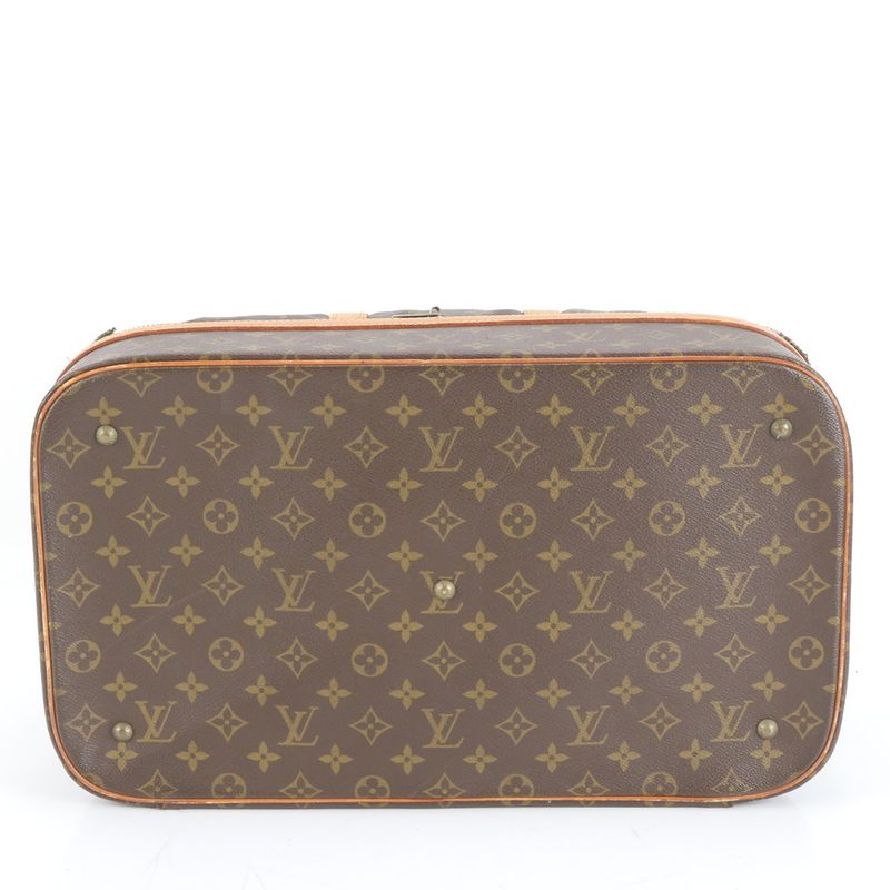 Louis Vuitton Monogram Sac Sport M41444 Leather Boston Bag Business Travel Tote