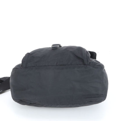 Prada Tessuto Nylon Triangle Logo Leather Shoulder Bag Crossbody Messenger