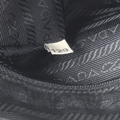 Prada Tessuto Nylon Triangle Logo Leather Shoulder Bag Crossbody Messenger