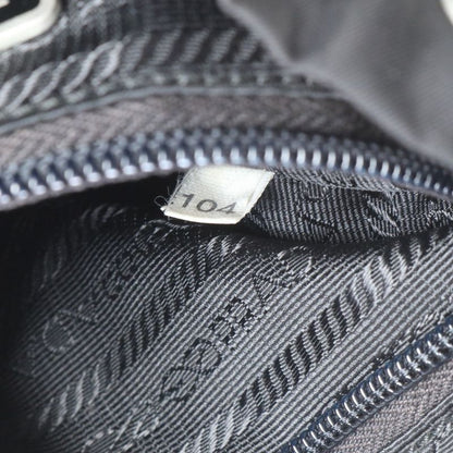 Prada Tessuto Nylon Triangle Logo Backpack Sac Backpack Black Women EEE Da13-9