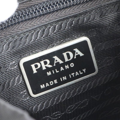 Prada Tessuto Nylon Triangle Logo Backpack Sac Backpack Black Women EEE Da13-9