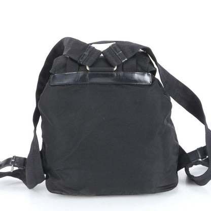 Prada Tessuto Nylon Triangle Logo Backpack Sac Backpack Black Women EEE Da13-9