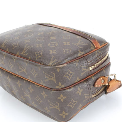 Louis Vuitton Monogram Reporter PM M45254 Leather Shoulder Bag Crossbody Brown