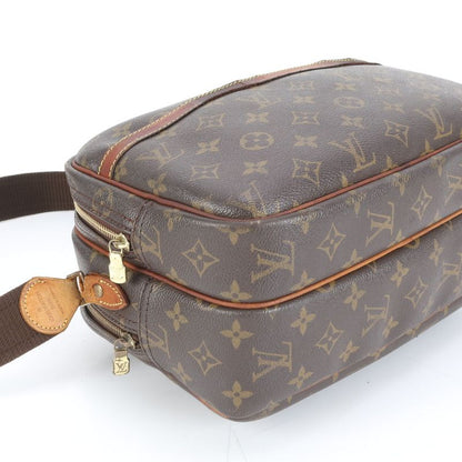 Louis Vuitton Monogram Reporter PM M45254 Leather Shoulder Bag Crossbody Brown