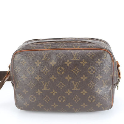 Louis Vuitton Monogram Reporter PM M45254 Leather Shoulder Bag Crossbody Brown