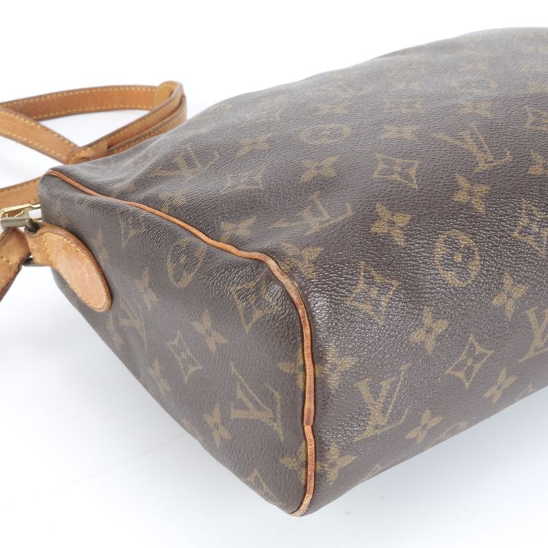 Louis Vuitton Monogram Tulley M51348 Leather Shoulder Bag Crossbody Genuine