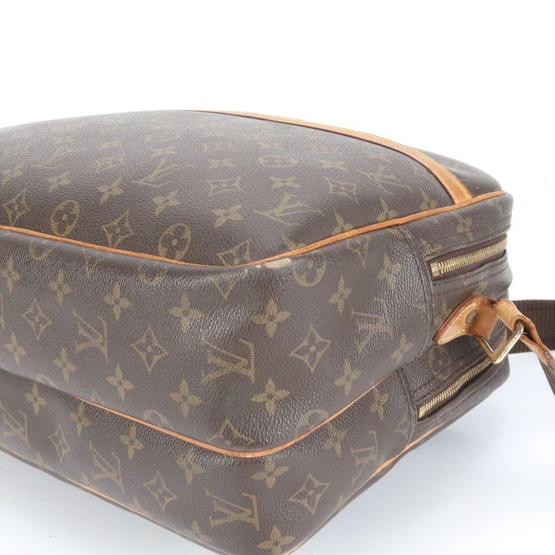 Louis Vuitton Monogram Reporter GM M45252 Leather Shoulder Bag Crossbody