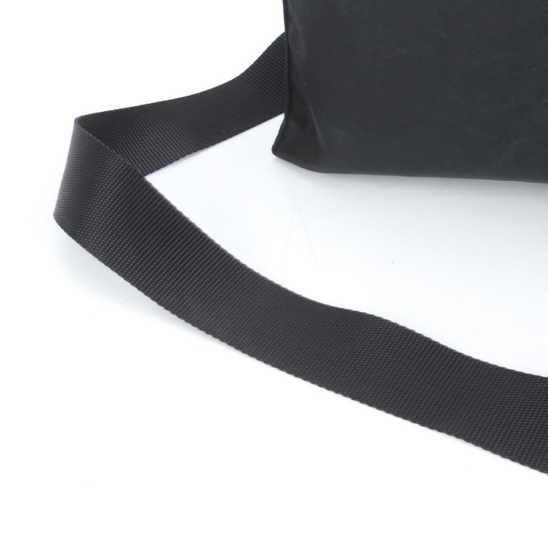 Prada Tessuto Nylon Triangle Logo Shoulder Bag Crossbody Messenger Black Mens