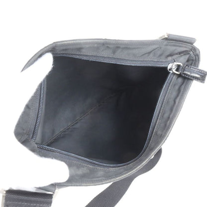 Prada Tessuto Nylon Triangle Logo Shoulder Bag Crossbody Messenger Black Mens