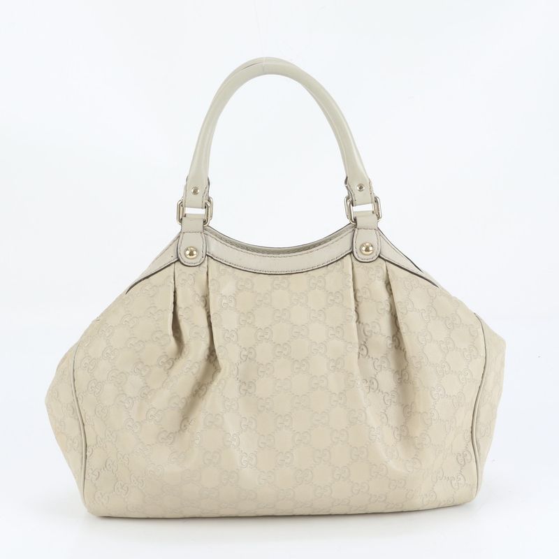 Guccissima Sookie Leather Tote Bag Shoulder 211944 A4 Gold Hardware Women's EEE