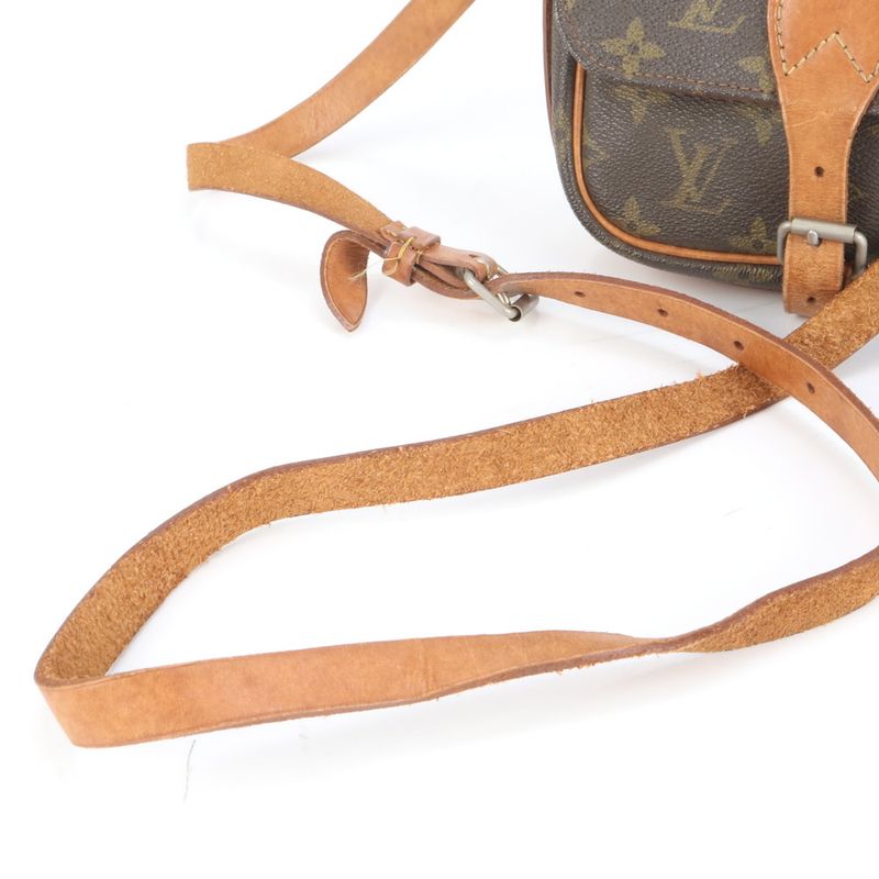 Louis Vuitton Monogram Cartesiere PM M51254 Leather Shoulder Bag Crossbody