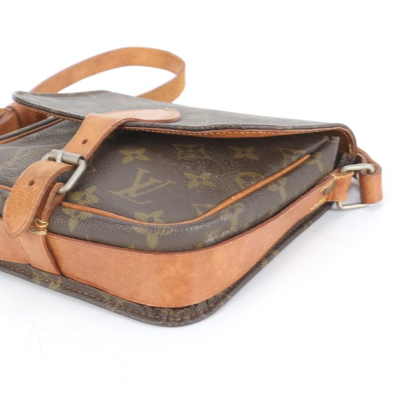 Louis Vuitton Monogram Cartesiere PM M51254 Leather Shoulder Bag Crossbody