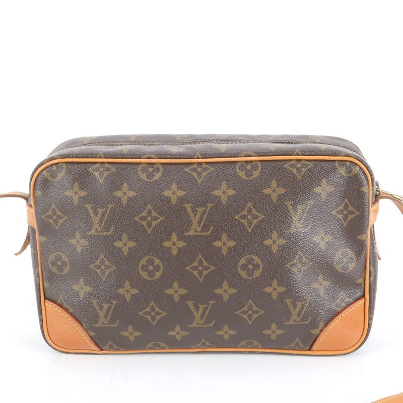 Louis Vuitton Monogram Trocadero 27 M51274 Leather Shoulder Bag Crossbody Women