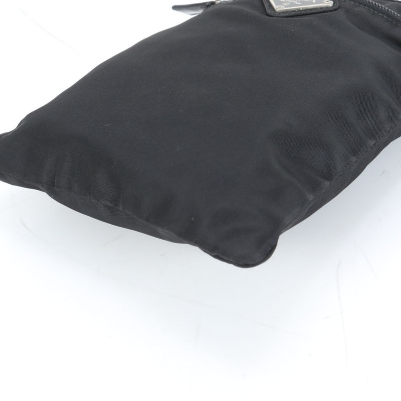 Prada Tessuto Nylon Triangle Logo Leather Shoulder Bag Crossbody Messenger Men