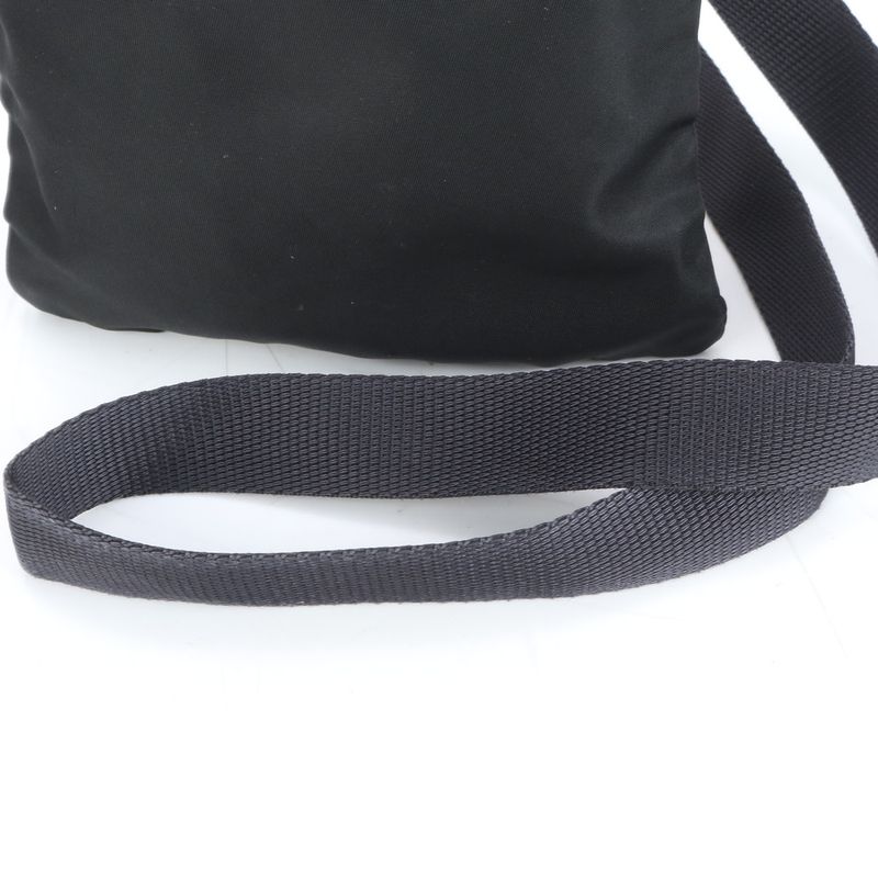 Prada Tessuto Nylon Triangle Logo Leather Shoulder Bag Crossbody Messenger Men