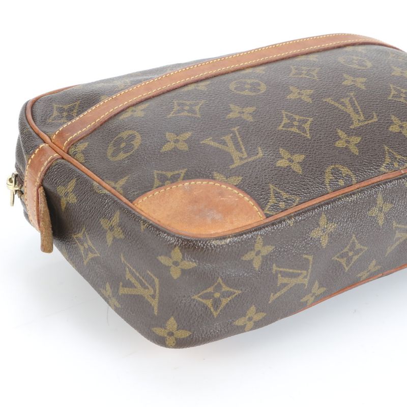 Louis Vuitton Monogram Compiègne 28 M51845 Leather Second Bag Clutch Pouch