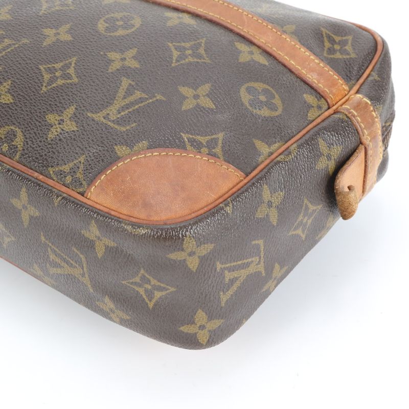 Louis Vuitton Monogram Compiègne 28 M51845 Leather Second Bag Clutch Pouch