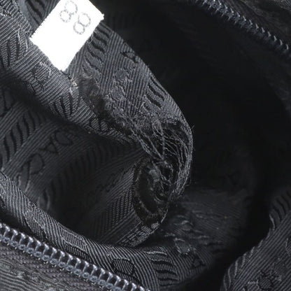 Prada Tessuto Nylon Triangle Logo Leather Backpack Sac Backpack Women EEE Da19-3