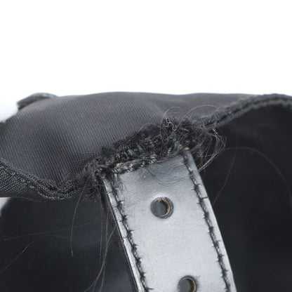 Prada Tessuto Nylon Triangle Logo Leather Backpack Sac Backpack Women EEE Da19-3