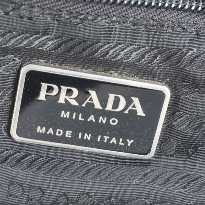 Prada Tessuto Nylon Triangle Logo Leather Backpack Sac Backpack Women EEE Da19-3
