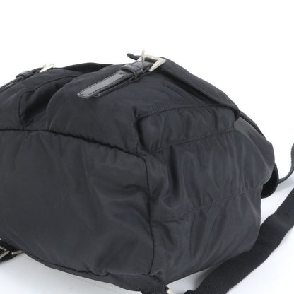 Prada Tessuto Nylon Triangle Logo Leather Backpack Sac Backpack Women EEE Da19-3