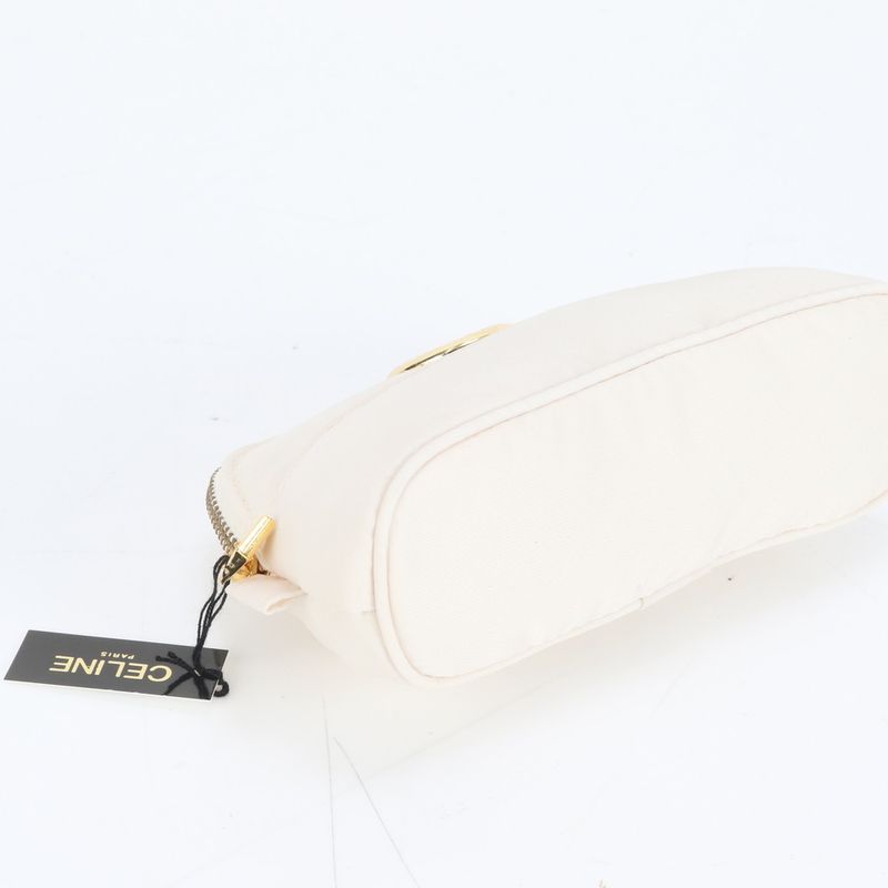 Celine Circle Logo Pouch Scarf Set Accessories Makeup Small Bag Clutch Bag