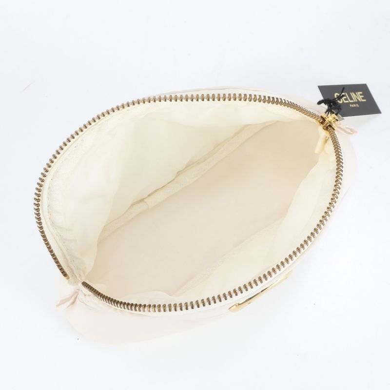 Celine Circle Logo Pouch Scarf Set Accessories Makeup Small Bag Clutch Bag