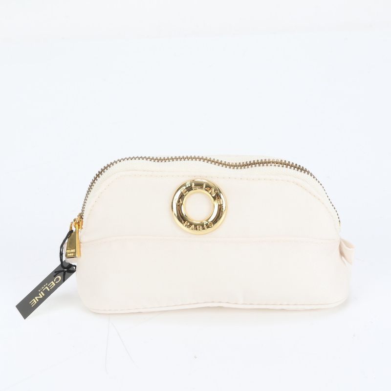 Celine Circle Logo Pouch Scarf Set Accessories Makeup Small Bag Clutch Bag