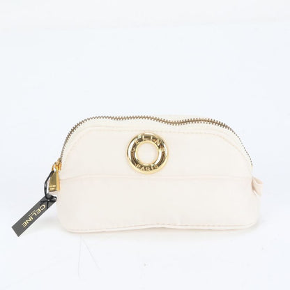 Celine Circle Logo Pouch Scarf Set Accessories Makeup Small Bag Clutch Bag