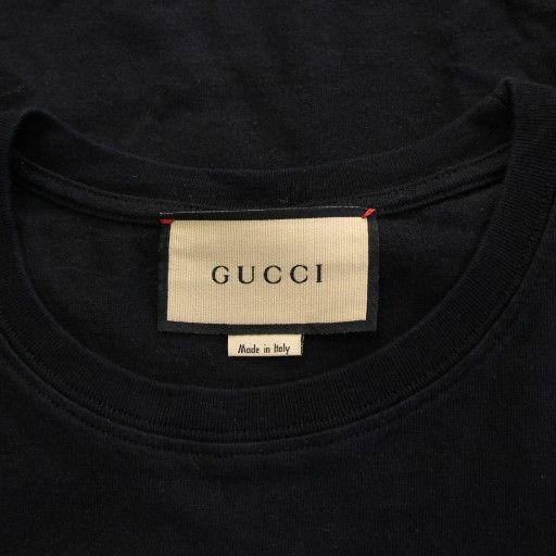 Gucci Prodige D'amour T-shirt Short Sleeves Crew Neck Logo Print S Black BB