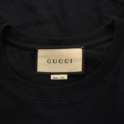 Gucci Prodige D'amour T-shirt Short Sleeves Crew Neck Logo Print S Black BB