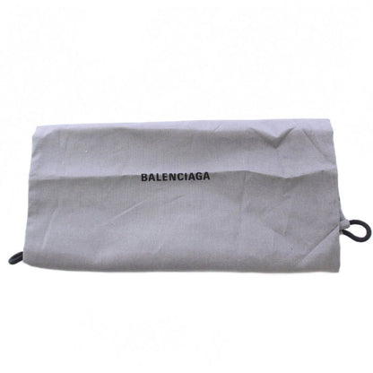 Balenciaga BB Mules Sandals Square Toe Flat Logo Decoration 37 Yellow Green