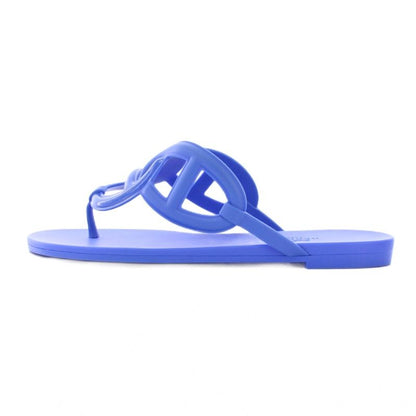 Hermes Egerie Sandal Egerie Sandal Thong Sandal Flat Braided One Color 36 Blue