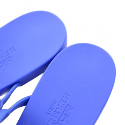 Hermes Egerie Sandal Egerie Sandal Thong Sandal Flat Braided One Color 36 Blue