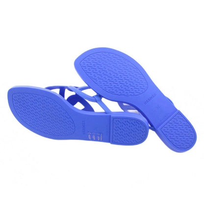 Hermes Egerie Sandal Egerie Sandal Thong Sandal Flat Braided One Color 36 Blue