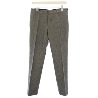Balenciaga Pants Slacks Zip Fly Wool 44 Gray 272546 TK