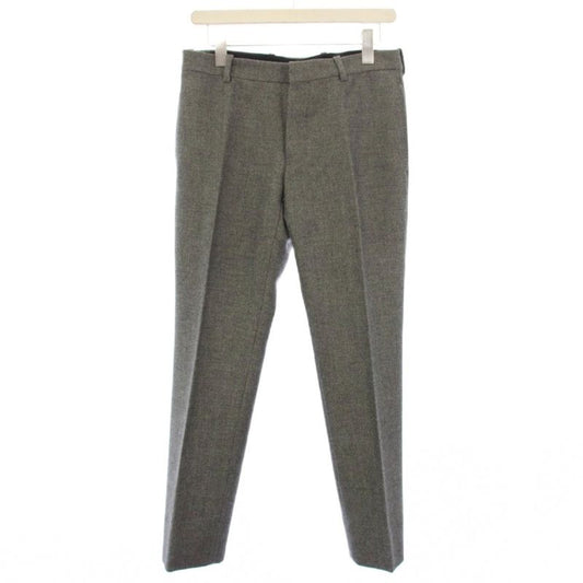 Balenciaga Pants Slacks Zip Fly Wool 44 Gray 272546 TK