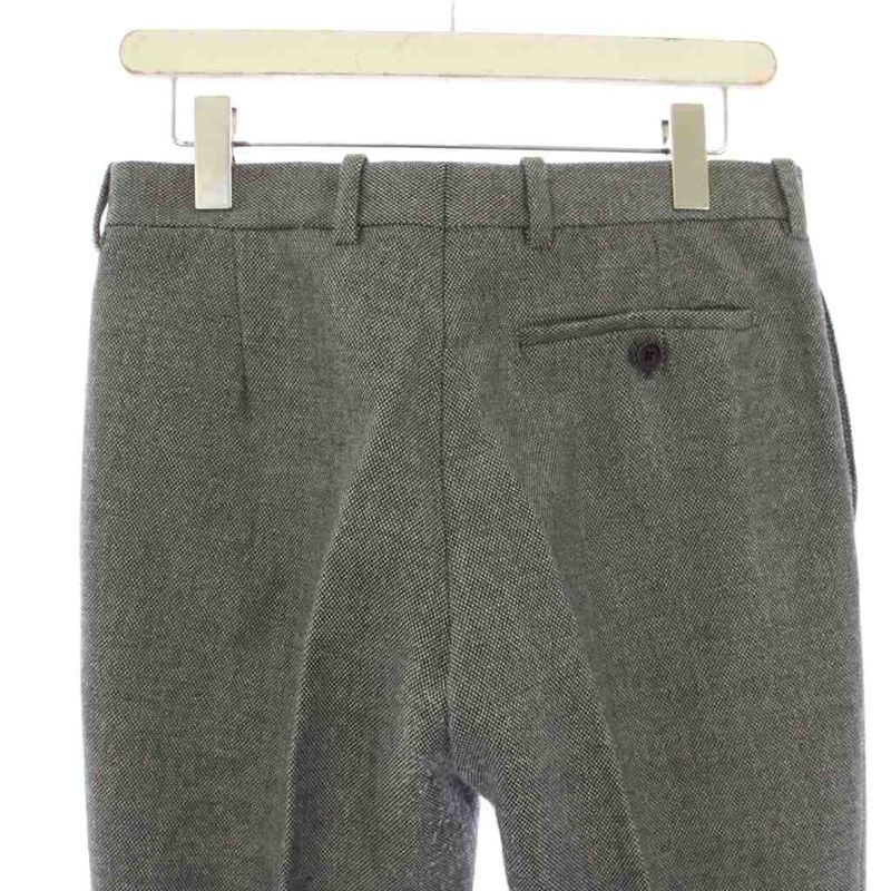 Balenciaga Pants Slacks Zip Fly Wool 44 Gray 272546 TK