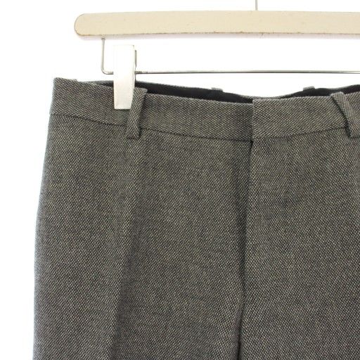 Balenciaga Pants Slacks Zip Fly Wool 44 Gray 272546 TK
