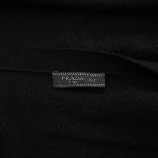 Prada Knitted Cardigan Long Sleeve V Neck Light Hand One Color None Fabric