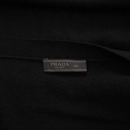Prada Knitted Cardigan Long Sleeve V Neck Light Hand One Color None Fabric