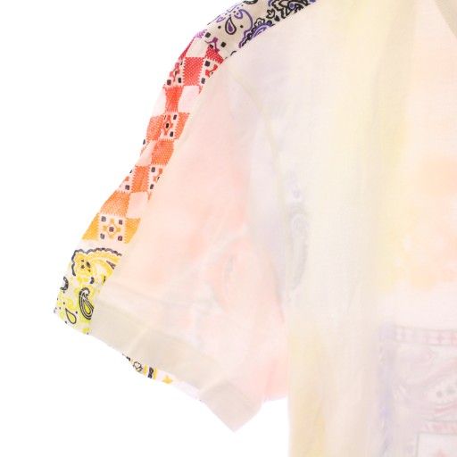 Louis Vuitton Fragment Paisley Monogram T-shirt Short Sleeve Crew Neck Cutout