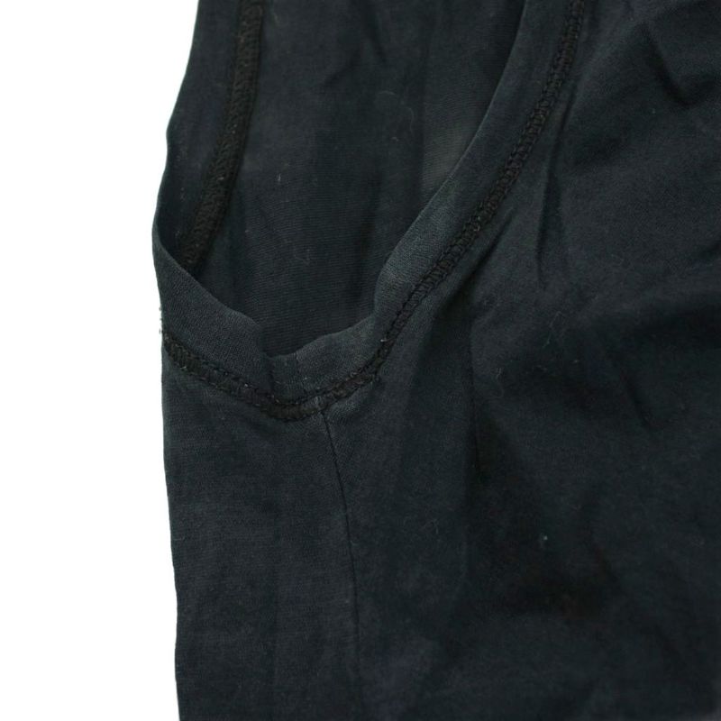 Gucci Blouse Pullover Sleeveless Half Button S Black 154801 X3055 KU