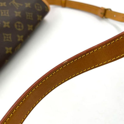 Louis Vuitton Giveshier GM Monogram Leather ×PVC Brown Shoulder Bag Gold M42249