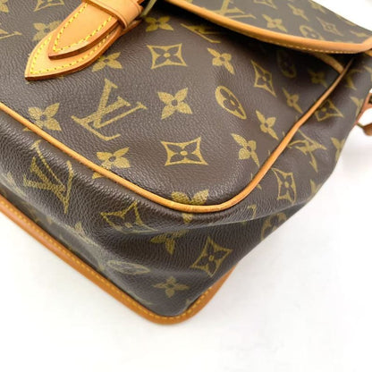 Louis Vuitton Giveshier GM Monogram Leather ×PVC Brown Shoulder Bag Gold M42249