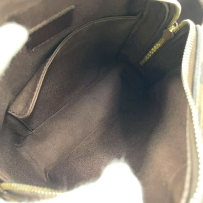 Louis Vuitton Olaf PM Damier Ebene Damier Ebene Leather × PVC Brown Shoulder