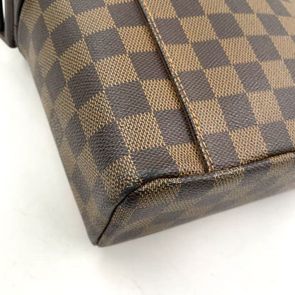 Louis Vuitton Olaf PM Damier Ebene Damier Ebene Leather × PVC Brown Shoulder