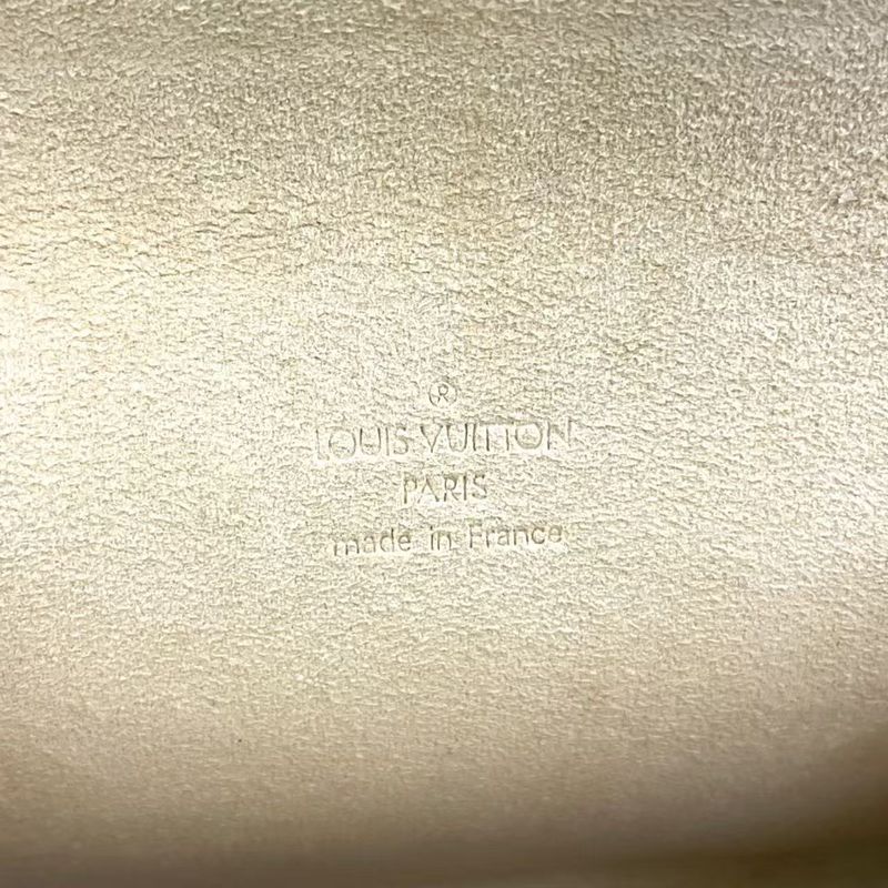 Louis Vuitton Pochette Twin PM Monogram Leather × PVC Brown Shoulder Bag Gold